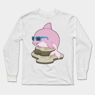 Dolphin Sunglasses Long Sleeve T-Shirt